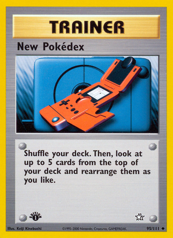 New Pokedex (95/111) [Neo Genesis 1st Edition] | Pegasus Games WI