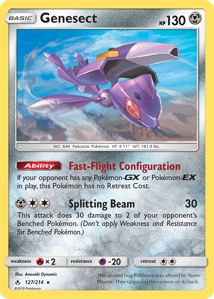 Genesect (127/214) [Sun & Moon: Unbroken Bonds] | Pegasus Games WI