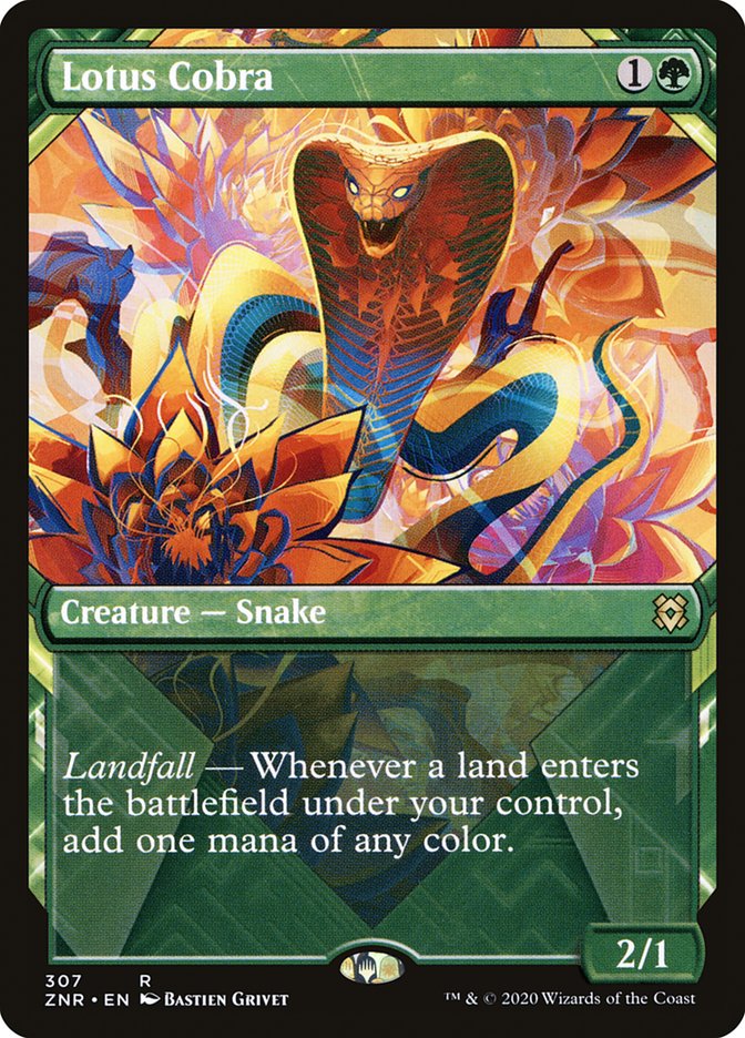 Lotus Cobra (Showcase) [Zendikar Rising] | Pegasus Games WI