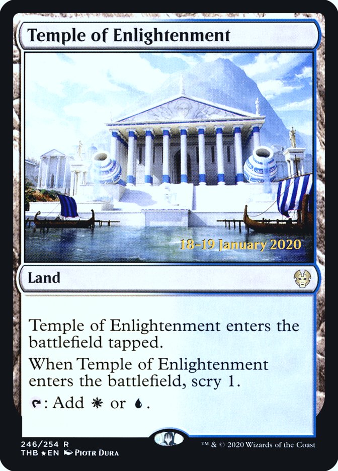 Temple of Enlightenment [Theros Beyond Death Prerelease Promos] | Pegasus Games WI