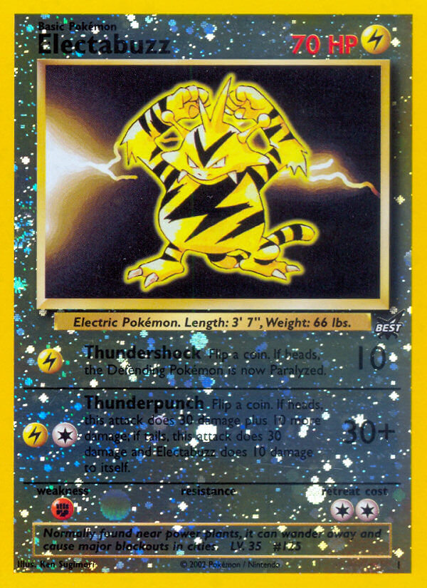 Electabuzz (1) [Best of Promos] | Pegasus Games WI