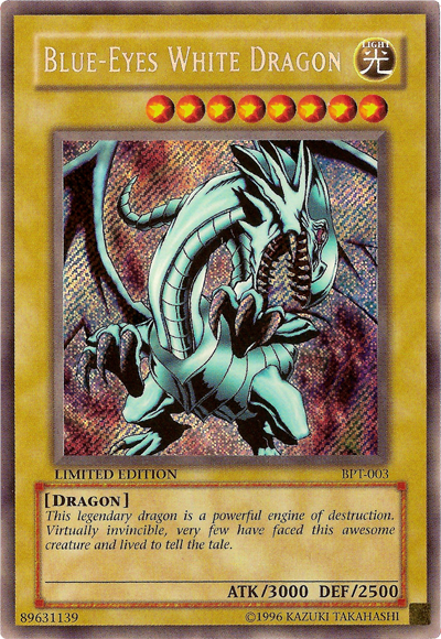 Blue-Eyes White Dragon [BPT-003] Secret Rare | Pegasus Games WI