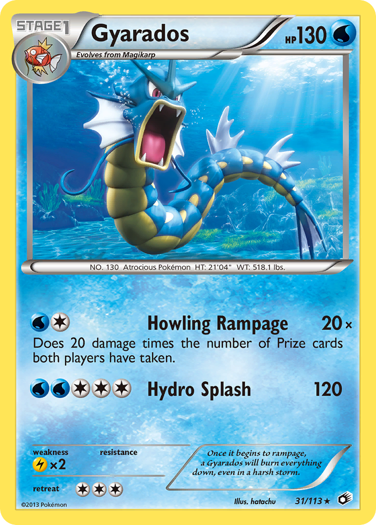 Gyarados (31/113) [Black & White: Legendary Treasures] | Pegasus Games WI