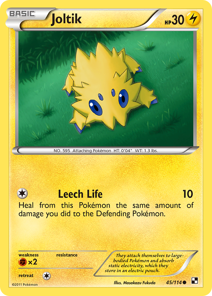 Joltik (45/114) [Black & White: Base Set] | Pegasus Games WI