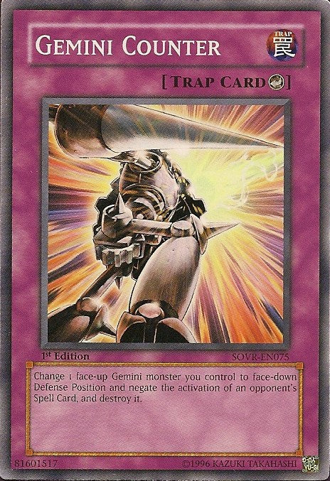 Gemini Counter [SOVR-EN075] Common | Pegasus Games WI