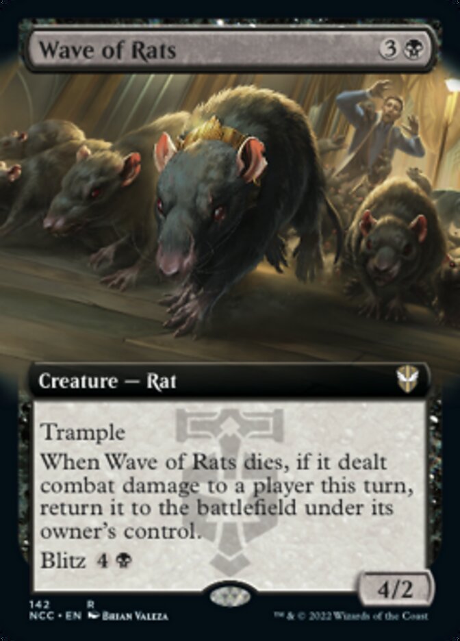 Wave of Rats (Extended Art) [Streets of New Capenna Commander] | Pegasus Games WI