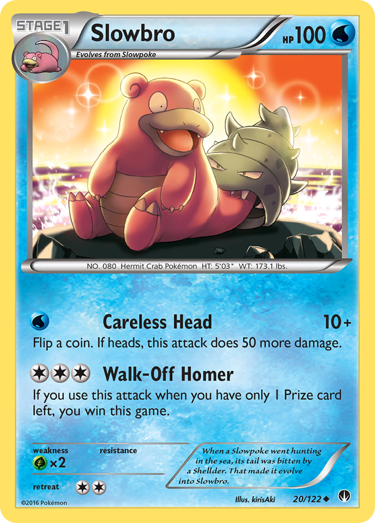 Slowbro (20/122) [XY: BREAKpoint] | Pegasus Games WI