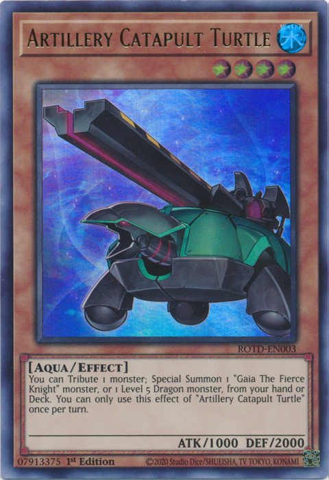 Artillery Catapult Turtle [ROTD-EN003] Ultra Rare | Pegasus Games WI