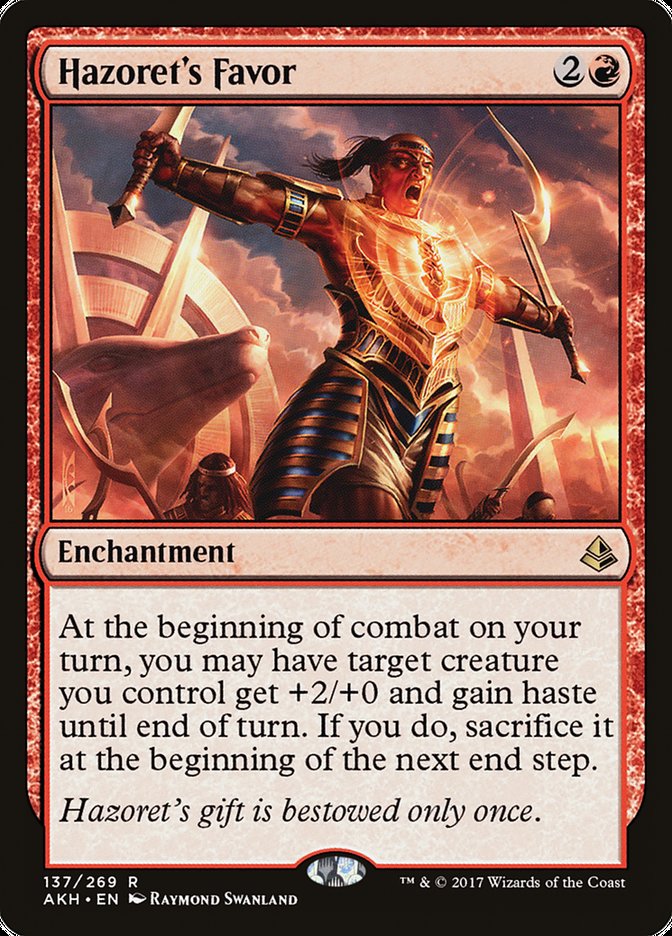Hazoret's Favor [Amonkhet] | Pegasus Games WI
