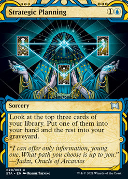Strategic Planning (Foil Etched) [Strixhaven: School of Mages Mystical Archive] | Pegasus Games WI