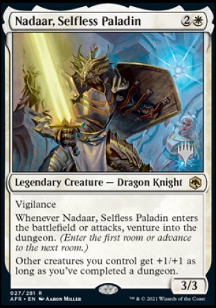 Nadaar, Selfless Paladin (Promo Pack) [Dungeons & Dragons: Adventures in the Forgotten Realms Promos] | Pegasus Games WI