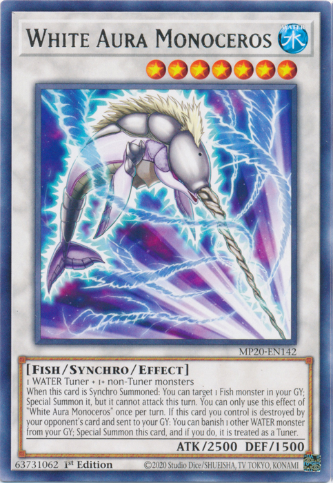 White Aura Monoceros [MP20-EN142] Rare | Pegasus Games WI