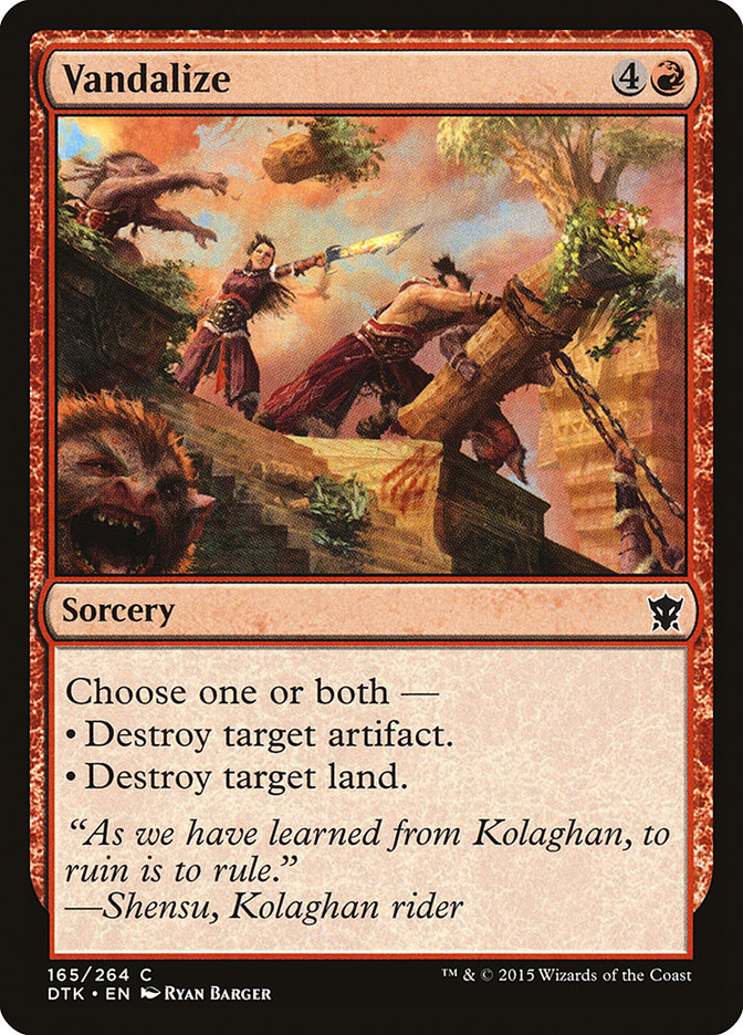 Vandalize [Dragons of Tarkir] | Pegasus Games WI