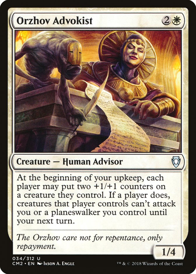 Orzhov Advokist [Commander Anthology Volume II] | Pegasus Games WI