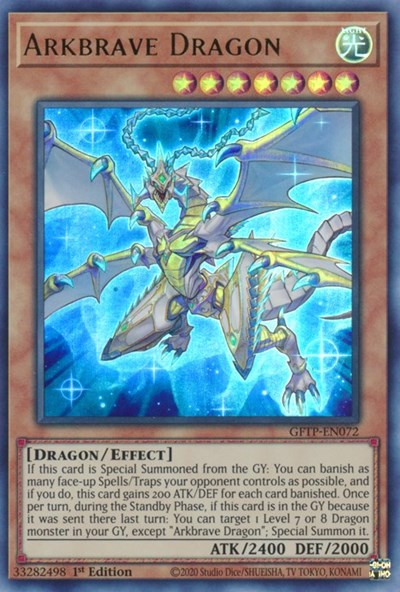 Arkbrave Dragon [GFTP-EN072] Ultra rare | Pegasus Games WI