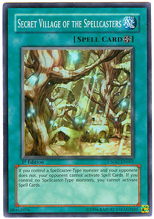 Secret Village of the Spellcasters [CSOC-EN061] Super Rare | Pegasus Games WI