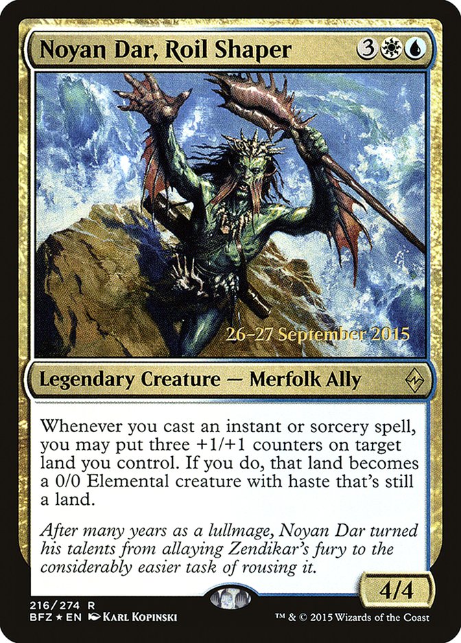 Noyan Dar, Roil Shaper [Battle for Zendikar Prerelease Promos] | Pegasus Games WI