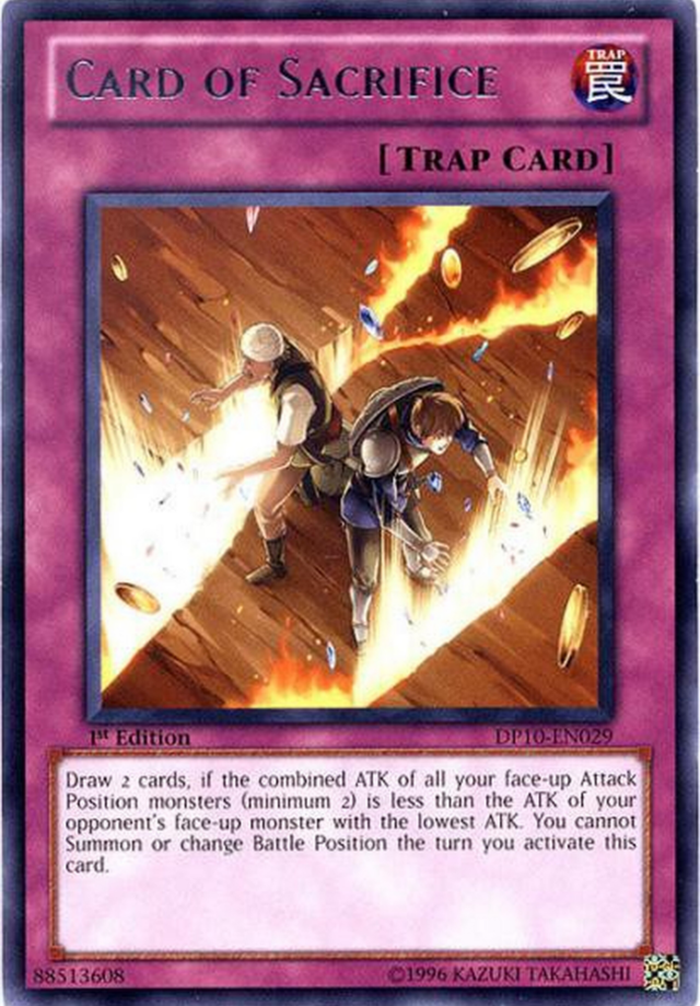 Card of Sacrifice [DP10-EN029] Rare | Pegasus Games WI