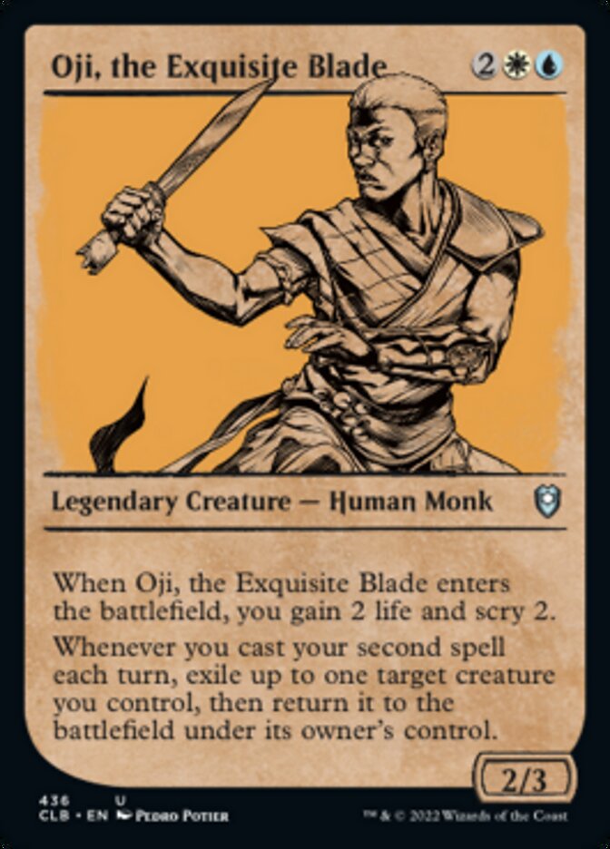 Oji, the Exquisite Blade (Showcase) [Commander Legends: Battle for Baldur's Gate] | Pegasus Games WI
