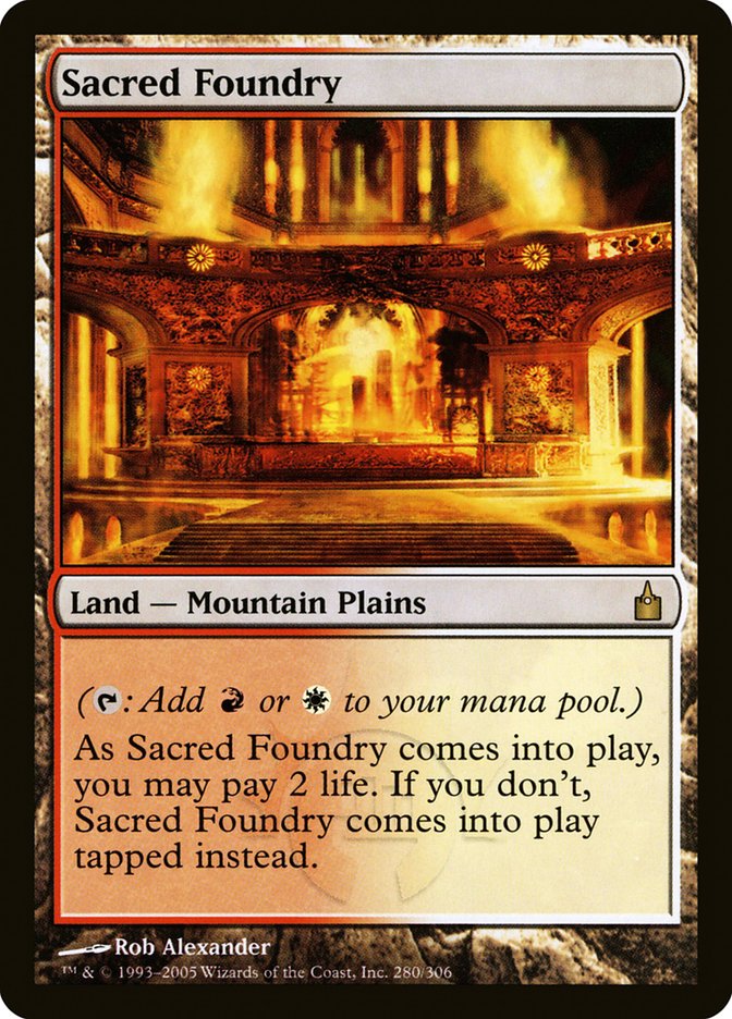 Sacred Foundry [Ravnica: City of Guilds] | Pegasus Games WI