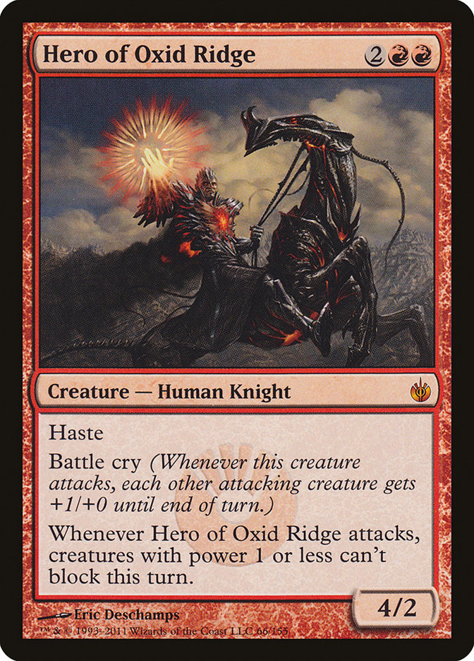 Hero of Oxid Ridge [Mirrodin Besieged] | Pegasus Games WI