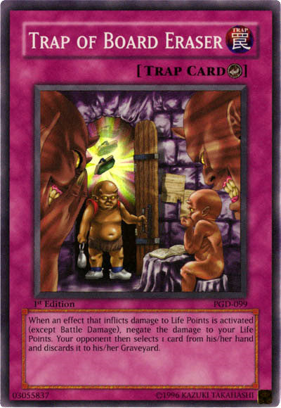 Trap of Board Eraser [PGD-099] Super Rare | Pegasus Games WI