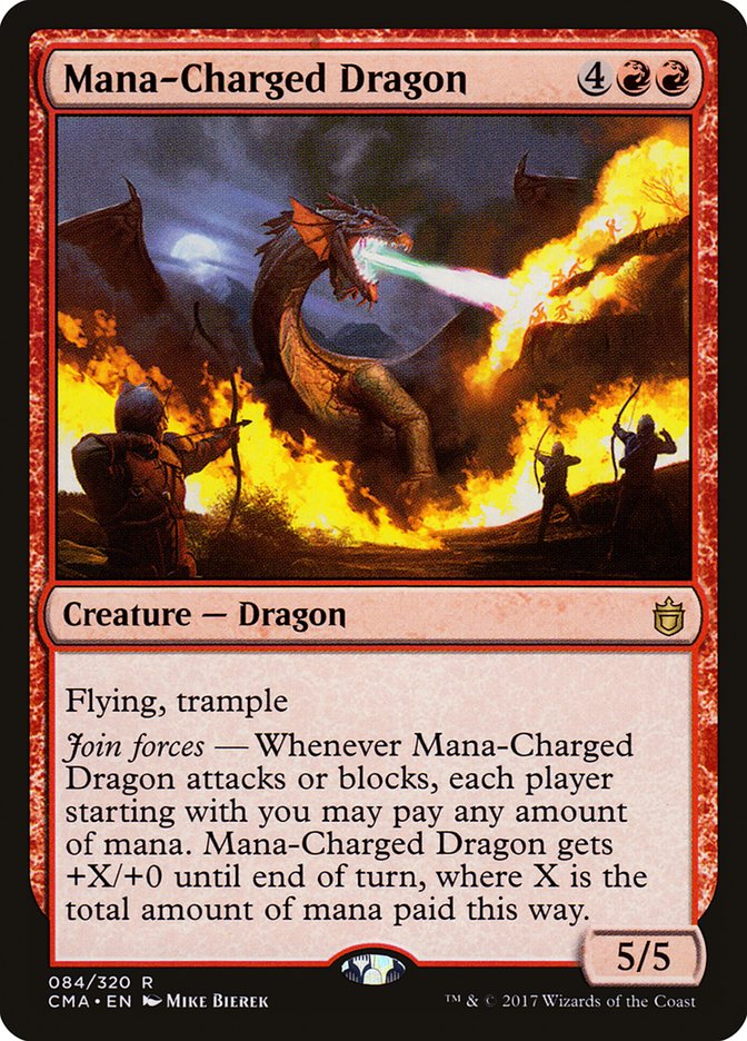 Mana-Charged Dragon [Commander Anthology] | Pegasus Games WI