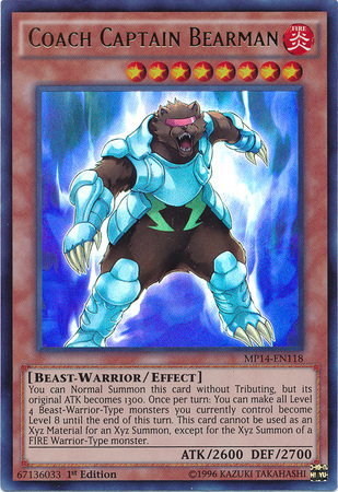 Coach Captain Bearman [MP14-EN118] Ultra Rare | Pegasus Games WI