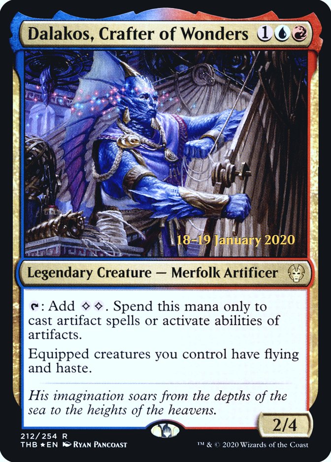 Dalakos, Crafter of Wonders [Theros Beyond Death Prerelease Promos] | Pegasus Games WI