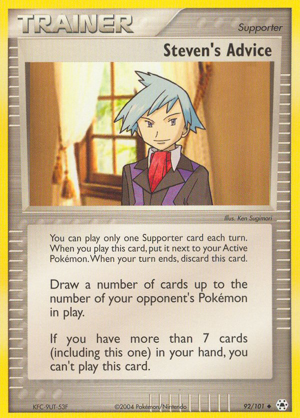 Steven's Advice (92/101) [EX: Hidden Legends] | Pegasus Games WI