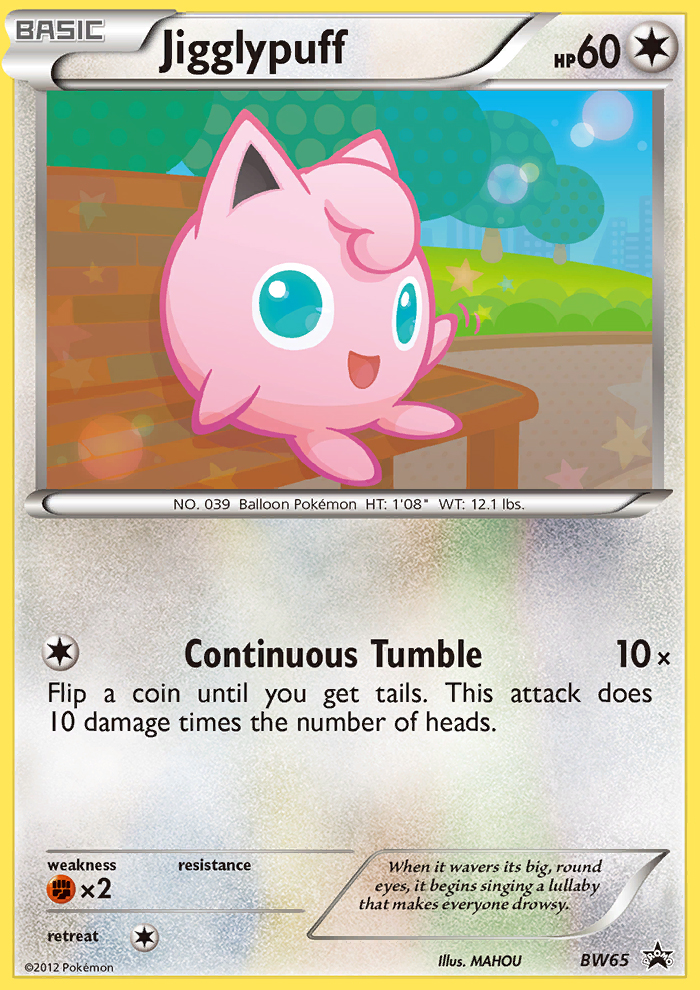 Jigglypuff (BW65) [Black & White: Black Star Promos] | Pegasus Games WI