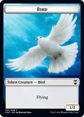 Bird (001) // Soldier Double-Sided Token [Kaldheim Commander Tokens] | Pegasus Games WI