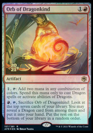 Orb of Dragonkind [Dungeons & Dragons: Adventures in the Forgotten Realms Prerelease Promos] | Pegasus Games WI