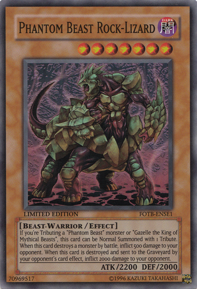 Phantom Beast Rock-Lizard [FOTB-ENSE1] Super Rare | Pegasus Games WI