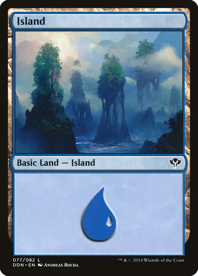 Island (77) [Duel Decks: Speed vs. Cunning] | Pegasus Games WI