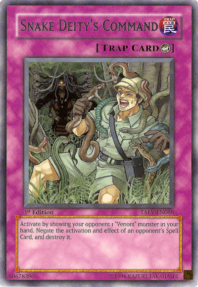Snake Deity's Command [TAEV-EN068] Rare | Pegasus Games WI