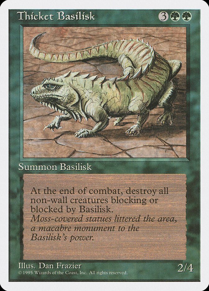 Thicket Basilisk [Fourth Edition] | Pegasus Games WI