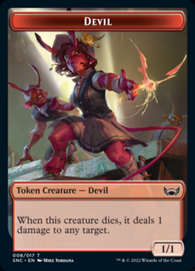 Devil Token [Streets of New Capenna Tokens] | Pegasus Games WI