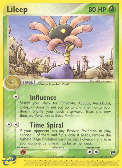 Lileep (42/100) [EX: Sandstorm] | Pegasus Games WI
