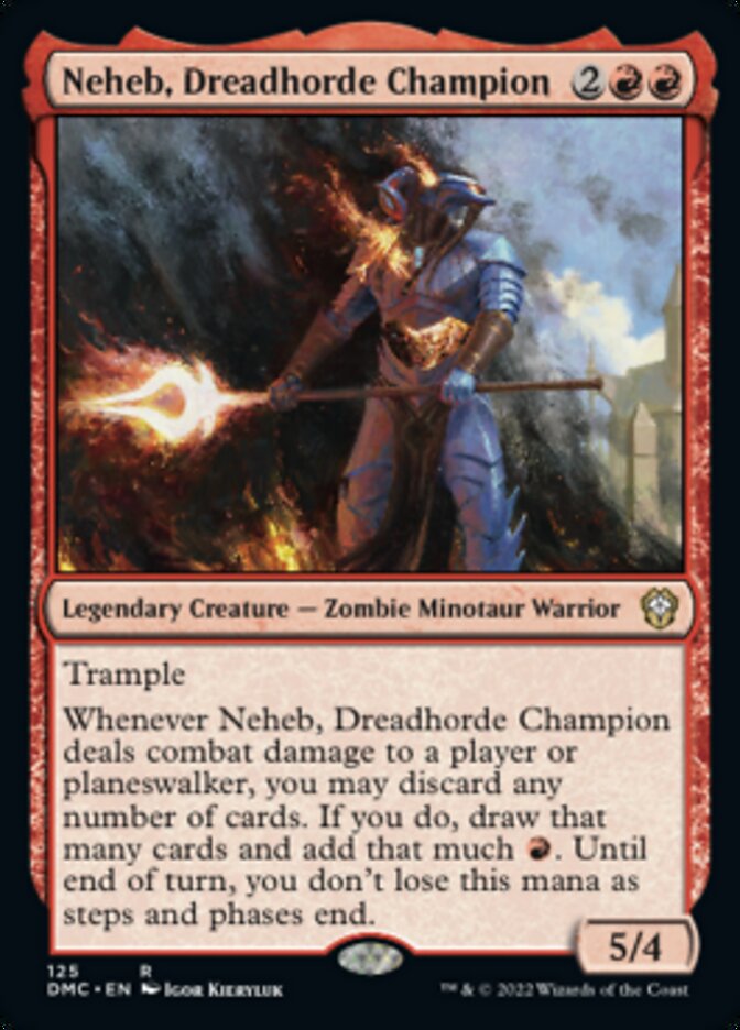 Neheb, Dreadhorde Champion [Dominaria United Commander] | Pegasus Games WI