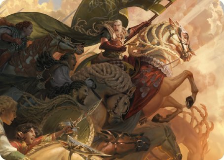 Marshal's Anthem Art Card [The Lord of the Rings: Tales of Middle-earth Art Series] | Pegasus Games WI
