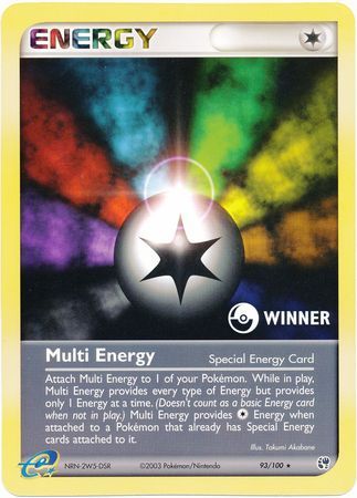 Multi Energy (93/100) (Winner League Promo) [EX: Sandstorm] | Pegasus Games WI