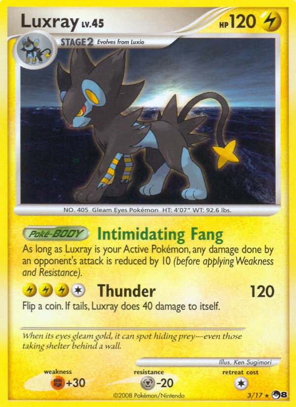 Luxray (3/17) [POP Series 8] | Pegasus Games WI