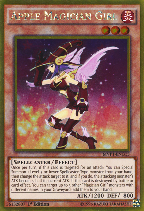 Apple Magician Girl [MVP1-ENG15] Gold Rare | Pegasus Games WI