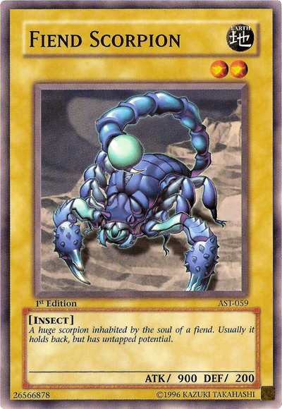 Fiend Scorpion [AST-059] Common | Pegasus Games WI