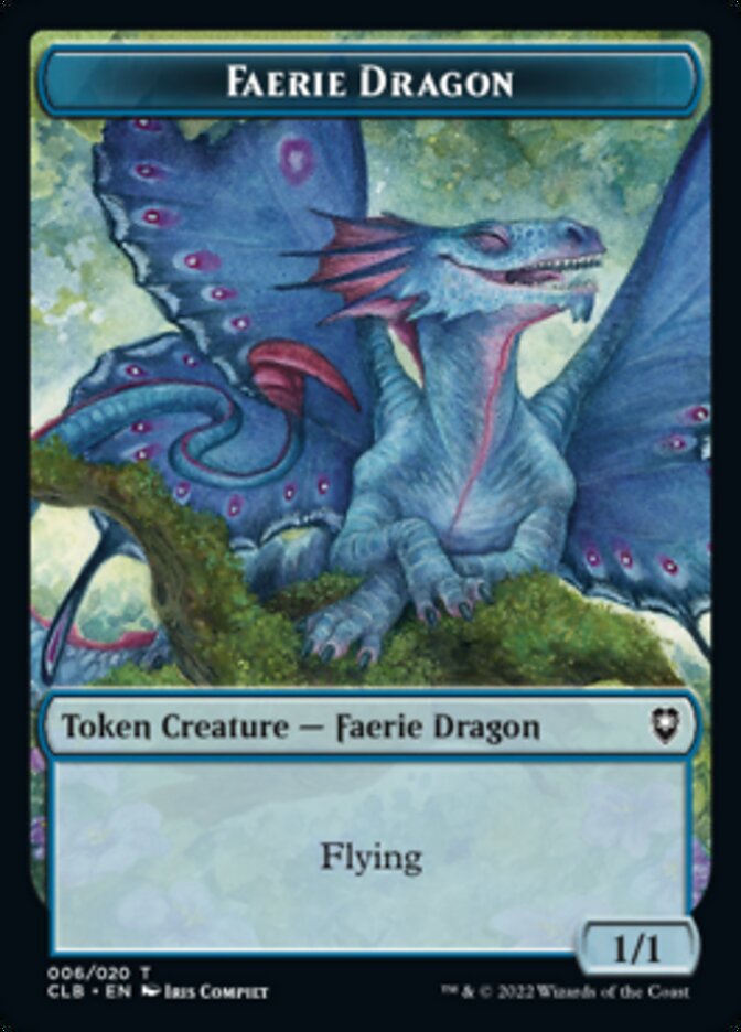 Faerie Dragon Token [Commander Legends: Battle for Baldur's Gate Tokens] | Pegasus Games WI