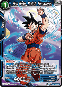 Son Goku, Hellish Throwdown (Common) [BT13-056] | Pegasus Games WI
