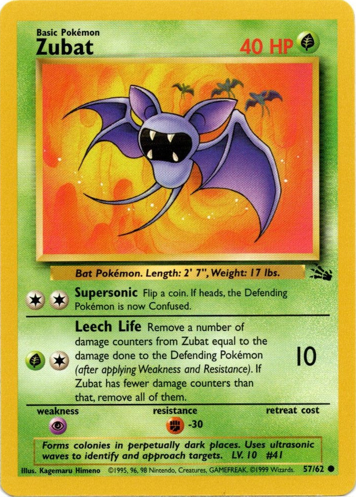 Zubat (57/62) [Fossil Unlimited] | Pegasus Games WI