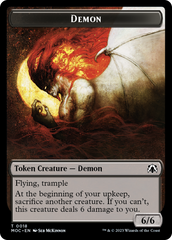 Angel (3) // Demon Double-Sided Token [March of the Machine Commander Tokens] | Pegasus Games WI