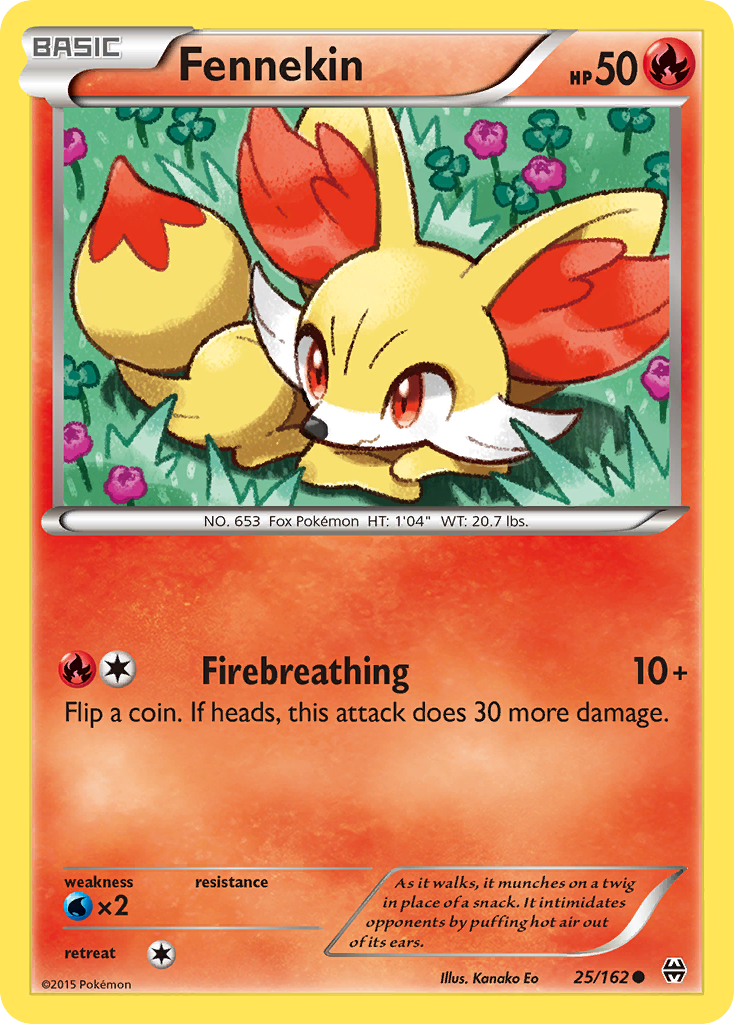 Fennekin (25/162) [XY: BREAKthrough] | Pegasus Games WI